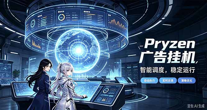 （21102期）Pryzen广告全自动挂机给自己一个交代，门槛低，零基础小白也可以快速上手网创吧-网创项目资源站-副业项目-创业项目-搞钱项目网创吧